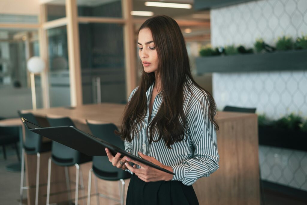 Businesswoman during Presentation